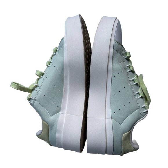 Adidas Stan Smith Bonega Linen Green Sneakers Womens Shoes Size 9.5 - Picture 4 of 8